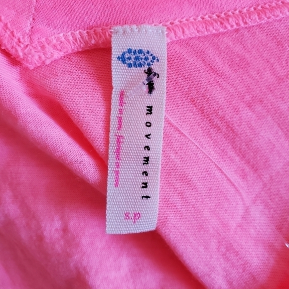 New Free People Movement Henry Active Tank Top In Bird Of Paradise Pink Small - Picture 12 of 14